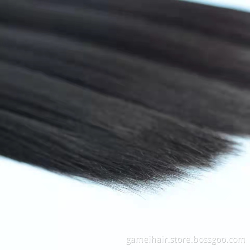 Wholesale Kinky Straight Hair bundles Cuticle Aligned Yaki Hair Bundles Virgin Brazilian Human Hair Bundles